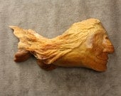 Fish Art Wood Carving, Fathers Day Gift for Dad, Rustic Log Cabin Decor, carved by Gary Burns the Treewiz, Team Madcap Handmade in Oregon