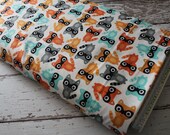 Woodland Pals by Ann Kelle and Robert Kaufman, Raccoons in Nature 1/2 yd total