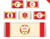 Fire Truck party - Personalized DIY printable Hershey bar labels
