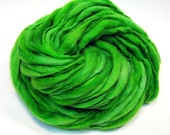Handspun super bulky yarn, thick and thin in merino wool - 58 yards and 3 ounces/ 85 grams