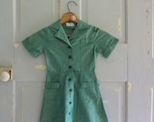SALE Childs Girl Scout Uniform 1960s Little Girl Uniform 4T 5T