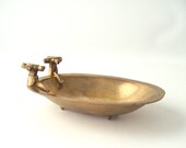 vintage brass bathtub soap dish clawfoot tub bathroom vanity wash decorative home decor metal