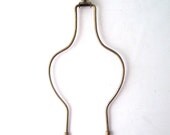vintage harp lamp shade finneal lighting light hardware metal  home decor decorative swivel mid century retro