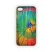 Rainbow iPhone Case Neon Rainbow Woods Protective Retro Tie-dye Blue Green Pink Yellow Woodland Artsy Urban iPhone 5 4S 4