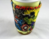 Captain America Coffee Cup Cozy