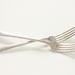 Wedding Fork Set -  Mr. and Mrs.cake forks,   silver plated wedding table setting, Bordeaux 1945,