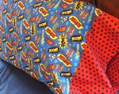Superhero Comic Pillow Case