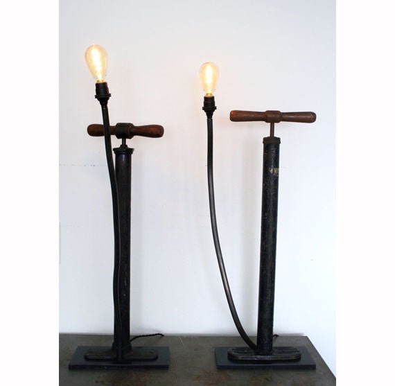Tire Pump Table Lamps