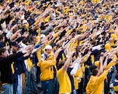 West Virginia University First Down - WVU WV Morgantown 8x10 Fine Art Photograph