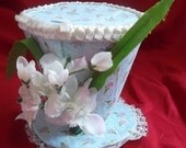 Whimsical Ladies Top Hat - OOAK Spring Time