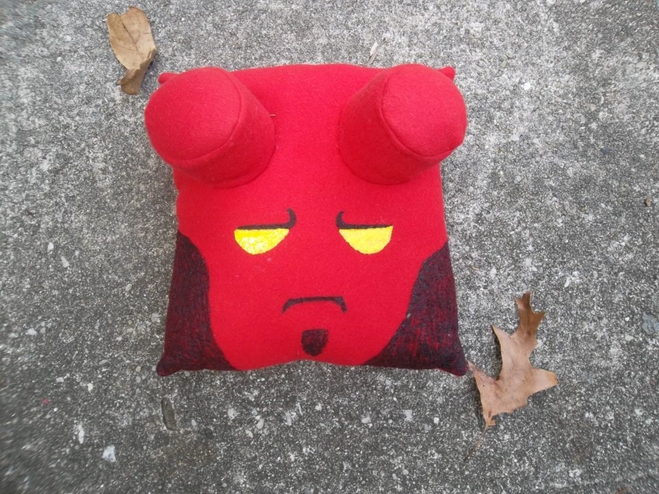 Cuddly Hellboy (Large) - Hellboy/B.P.R.D. inspired Pillow