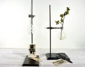 Vintage Industrial Laboratory Stand / Lab Metal Stand / Industrial Decor