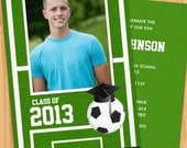Class of 2013 Soccer Graduation Invitation - Print at Home or E-card Il_170x135