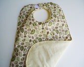 Large Cloth Bib - Gender Neutral - Fits 6 months to preschoolers