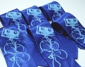 Groom ties - 6 groomsmen silk neckties - package discount - custom orders possible on request