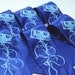 Groom ties - 6 groomsmen silk neckties - Mixtape, light blue on royal blue tie - custom orders possible on request