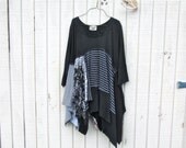 Made to order in Your Size / Color Palette - Upcycled Clothing - Shirt - Dress - Lagenlook by CreoleSha