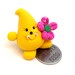 WANDER Expression PARKER Figurine - Polymer Clay Character Sculpture with Flower