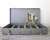 Gun Metal Gray Metal Slide Box