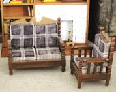 40% OFF Entire Shop - Vintage Handmade Folk Art Doll House Furniture - Vintage Child