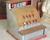 Vintage Metal Toy Cash Register - Vintage Child