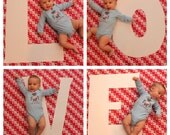 Valentine's Day "LOVE MACHINE" Onesie for Baby BOYS, perfect for 1st Valentine's Day Pics