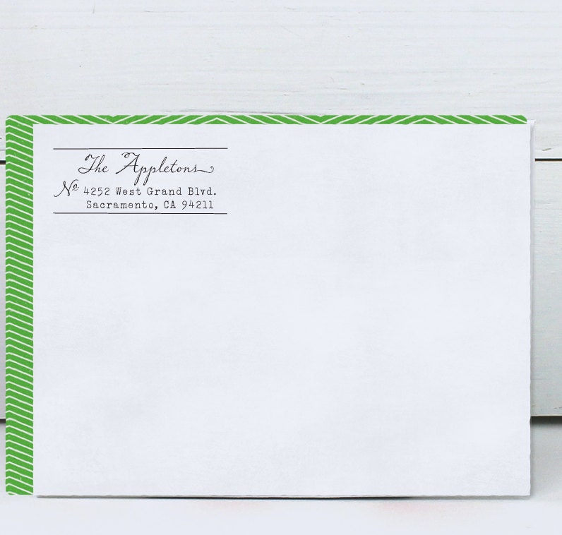 Custom Rubber Stamp - Callligraphy Stamp - Self Inking - Composite