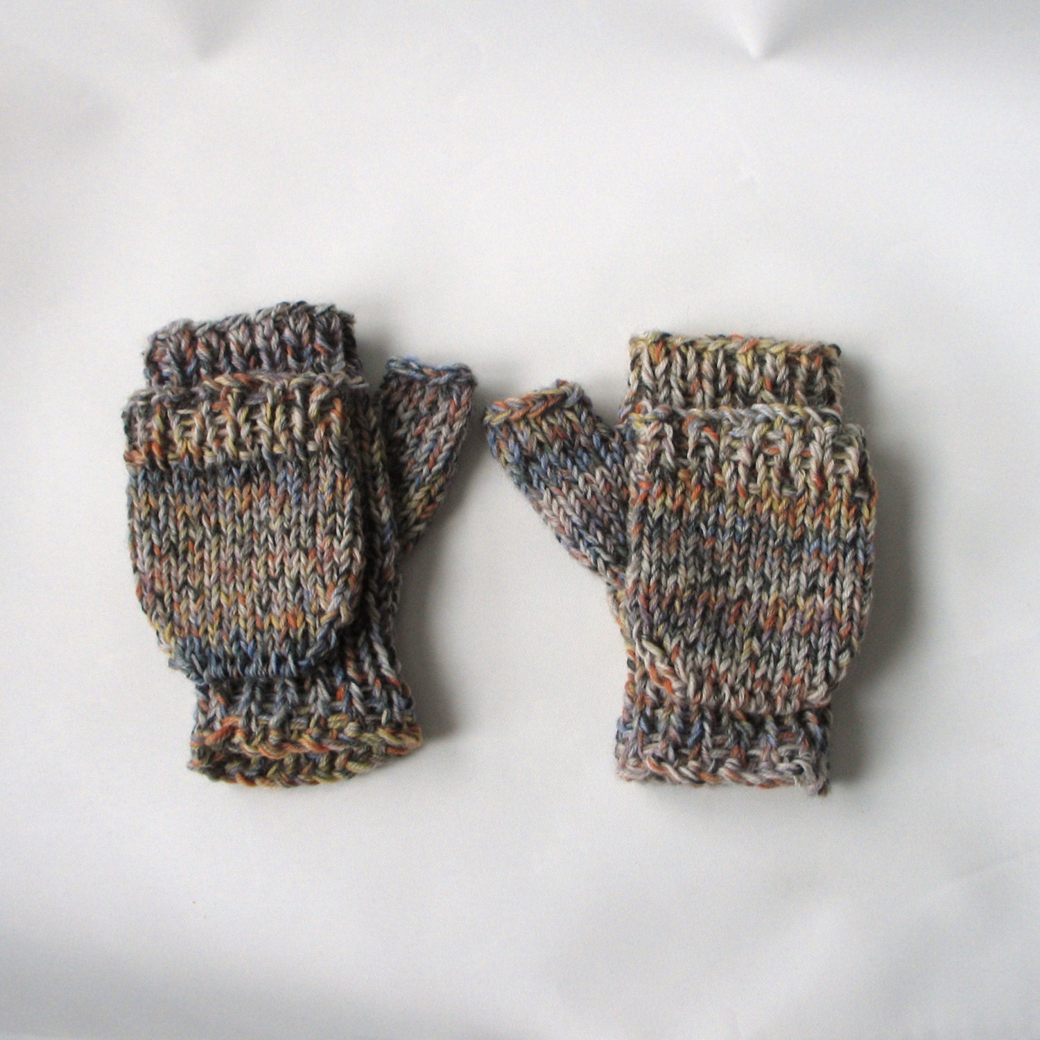 Convertible Mittens in Autumnal Colours for Men and Women - Made to Order