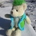 Upcycled Birthday Teddy Bear OOAK