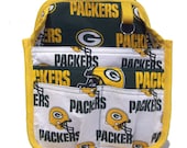 Hanging Car Organizer in Green Bay Packers Green and Gold