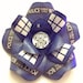TARDIS Doctor Who Blue LED Glow Lights Hair Flower Rose Fascinator