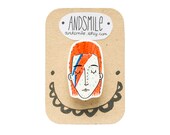 David Bowie Brooch