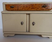 Miniature German Sink Cabinet. 1950s Toy Etsy.                          Wood. Handmade. Dollhouse Furniture. Doll House Furniture