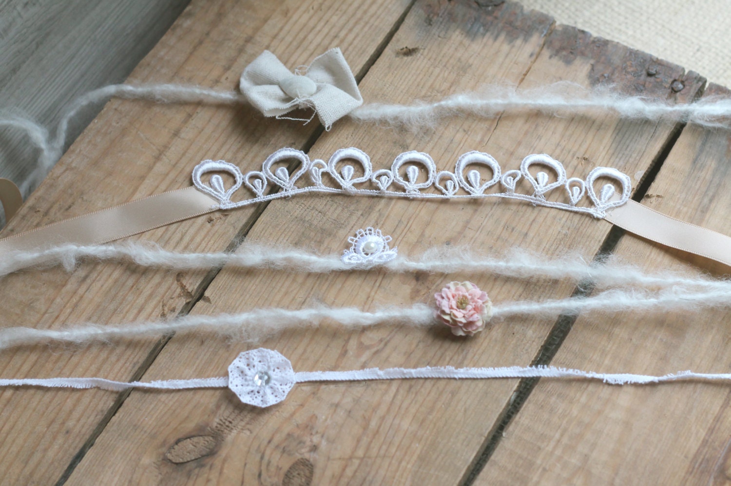 set of 5 tiebacks