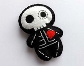 Day of the Dead Sugar Skull Brooch