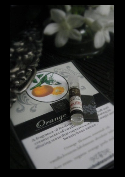 Orange Beauty Spring Gypsy ApothecaryNatural  Perfume Oil Vial Sample,Orange,Amber and Vanilla Notes