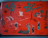 Vintage decorative tin from Spain