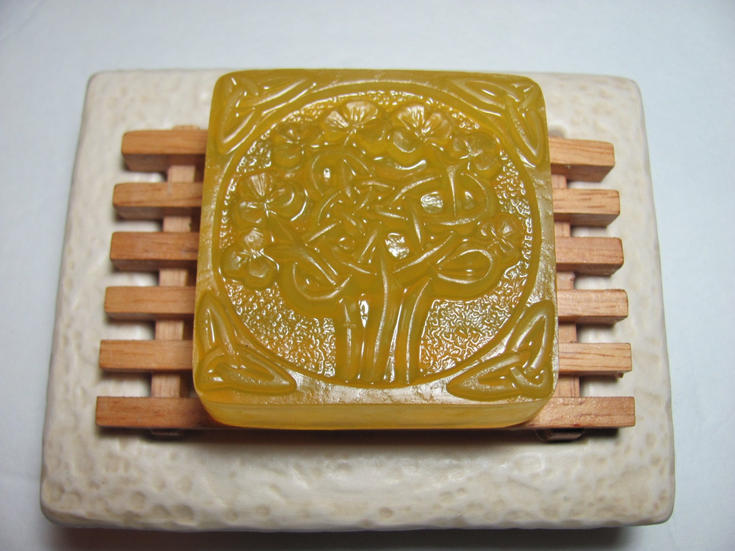 Celtic Design Soap - Bella Scented -   Handmade Soap - Vegan Soap - Glycerine Soap