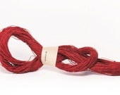 One skein of  Red Paper Twine / Paper Cord