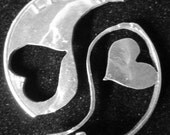 Yin Yang Nesting Set Hand Cut Coin Jewelry
