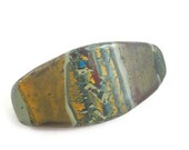 Large stoney barrette unique polymer clay design one of a kind