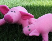 Pink Plush Pig