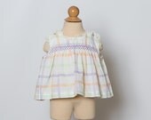 vintage 60s baby girl top