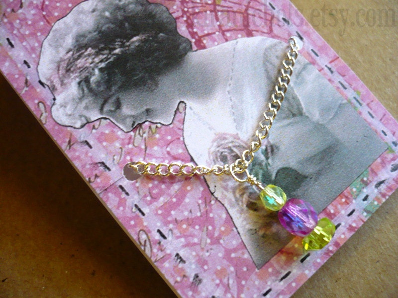 Charming Little Bead Pendant Necklace on Quote Gift Card - Goodness