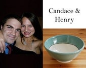 Pasta Bowls for Candace and Henry
