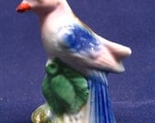 Vintage BLUE JAY Bird Figurine Made In JAPAN figural