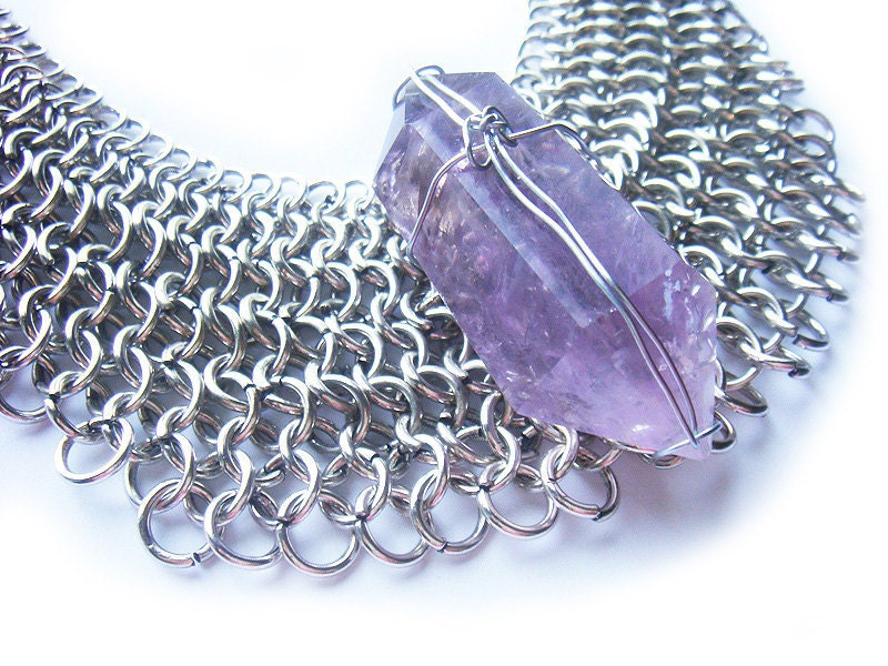 Crystal Amethyst Necklace