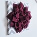 Large Plum Flower Wall Hanging -Flower Wall Decor-