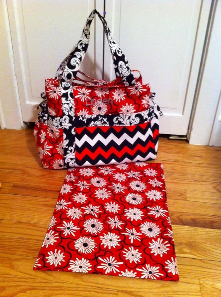 Customizable Diaper Bag - Choose your own fabric
