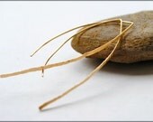 Open Hoops, Gold Hoop Earrings